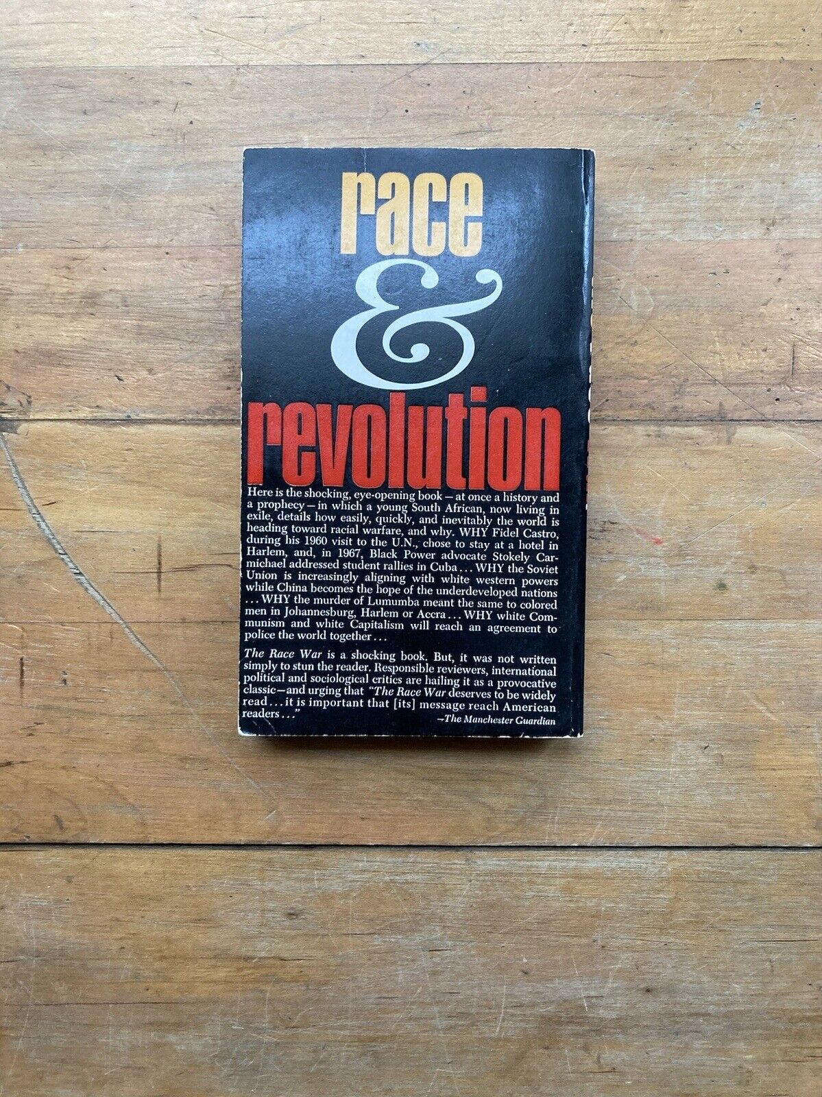 The Race War by Ronald Segal. Bantam Books. 1967.