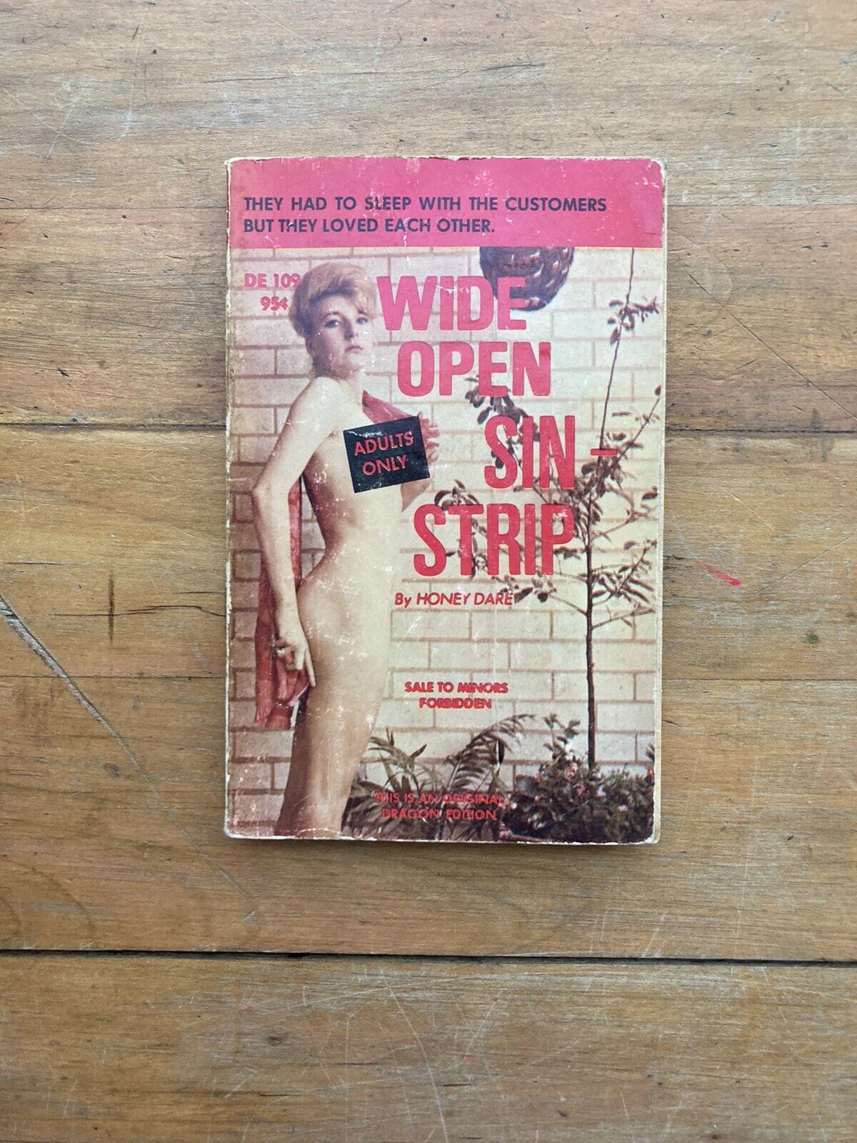 Wide Open Sin Strip by Honey Dare Dragon Editions 1965 ADULT BOOKS/EROTICA