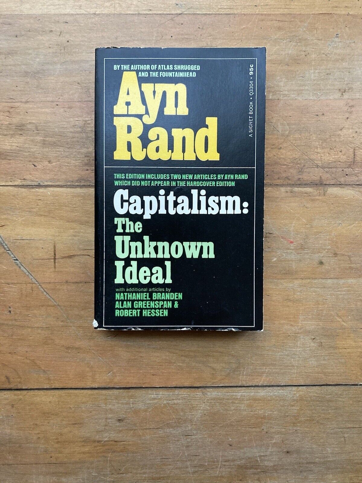 Capitalism: The Unknown Ideal by Ayn Rand. Signet Books. 1967.