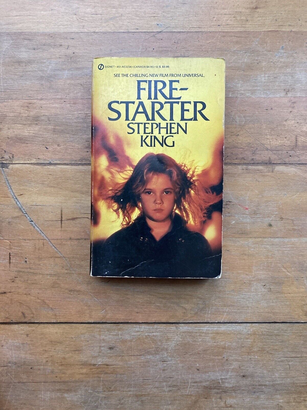 Firestarter by Stephen King. Signet Books. 10th Printing, 1981.