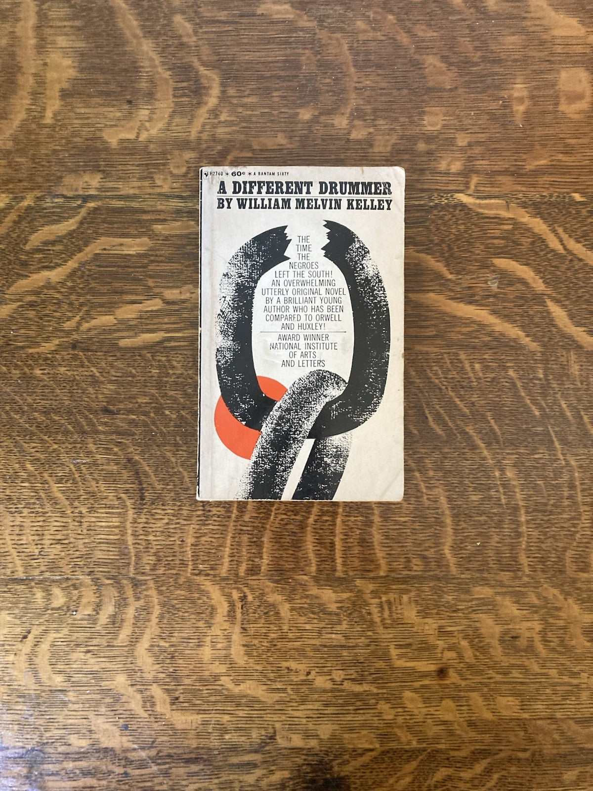 A Different Drummer by William Melvin Kelley. Bantam Books. 1964.