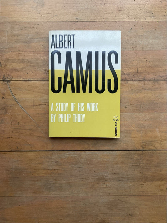 Albert Camus: A Study of His Work by Philip Thody. Grove Press 1959.