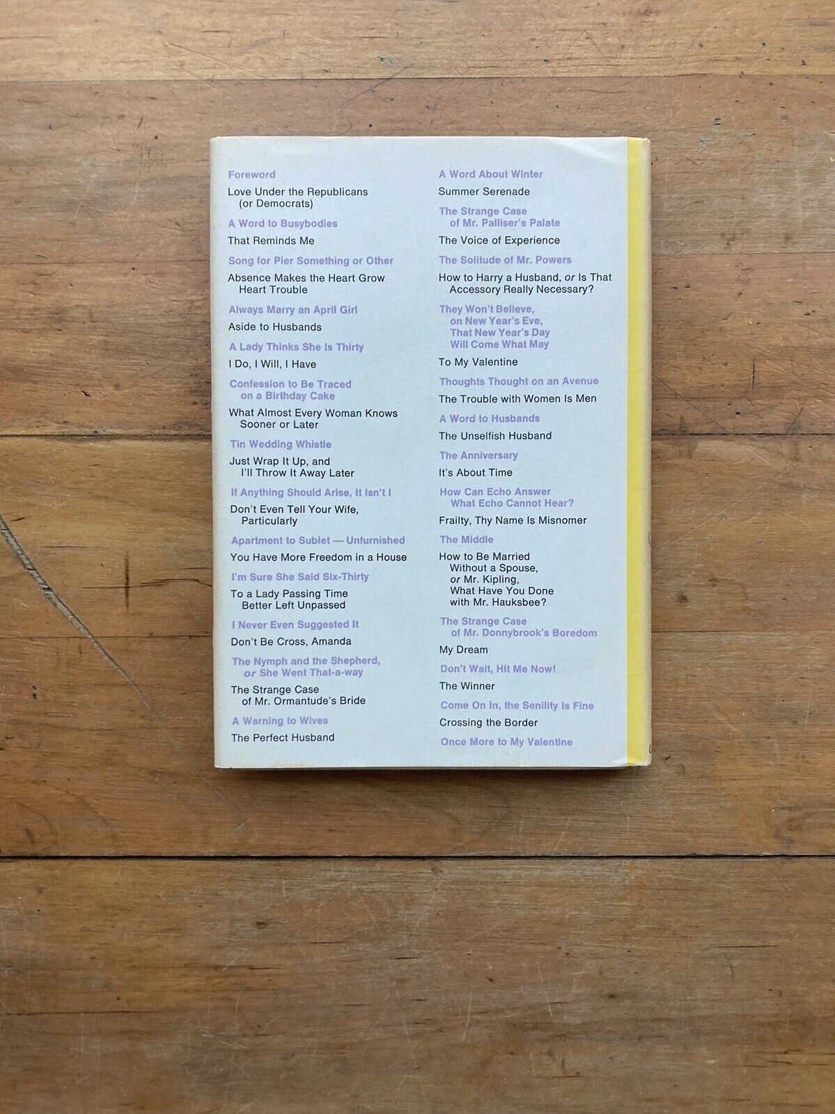 Marriage Lines: Notes of a Student Husband by Ogden Nash. First Edition. 1964.