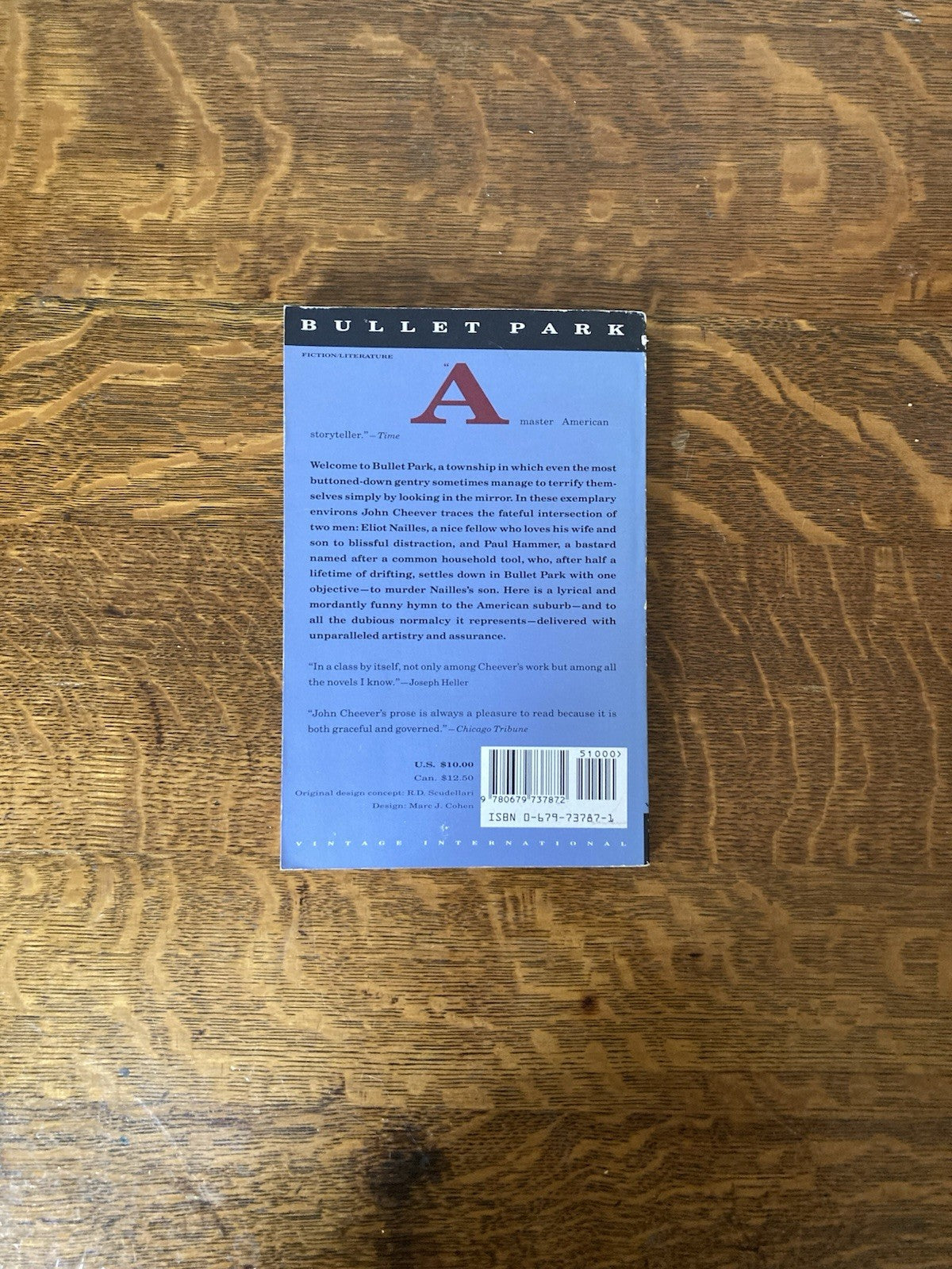 Bullet Park by John Cheever. Vintage International Edition. 1991.