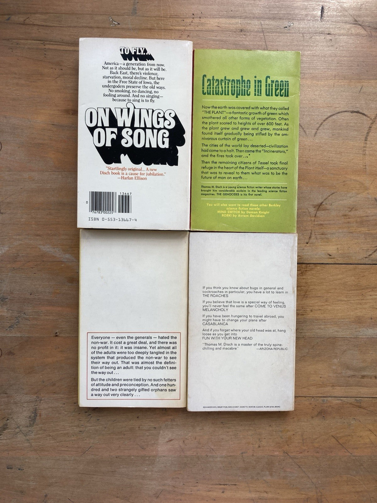 4 Books By Thomas M. Disch