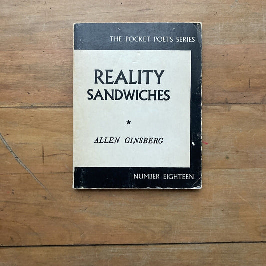 City Lights Pocket Poets Ser.: Reality Sandwiches : 1953-1960 by Allen Ginsberg