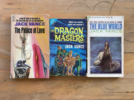 3 Jack Vance Scifi Books