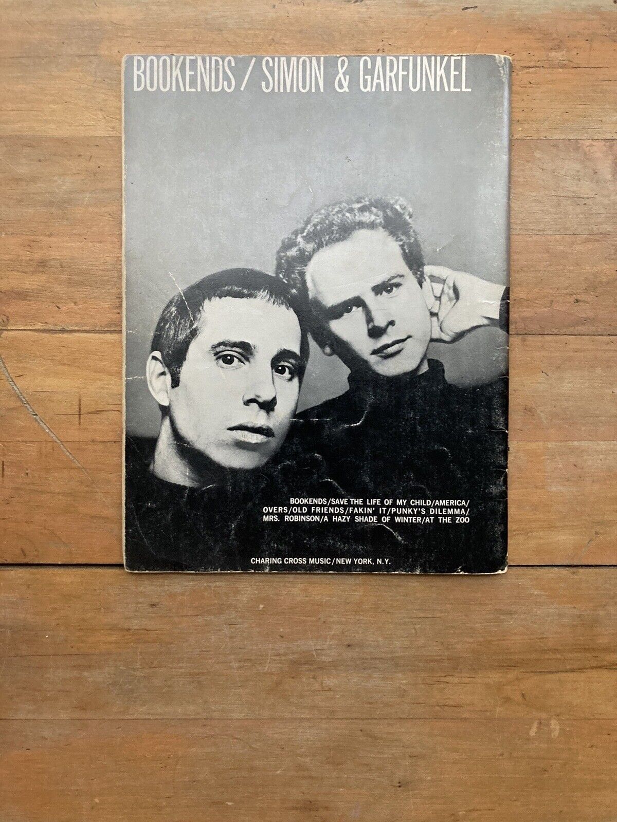 Bookends Simon and Garfunkel sheet music 1968