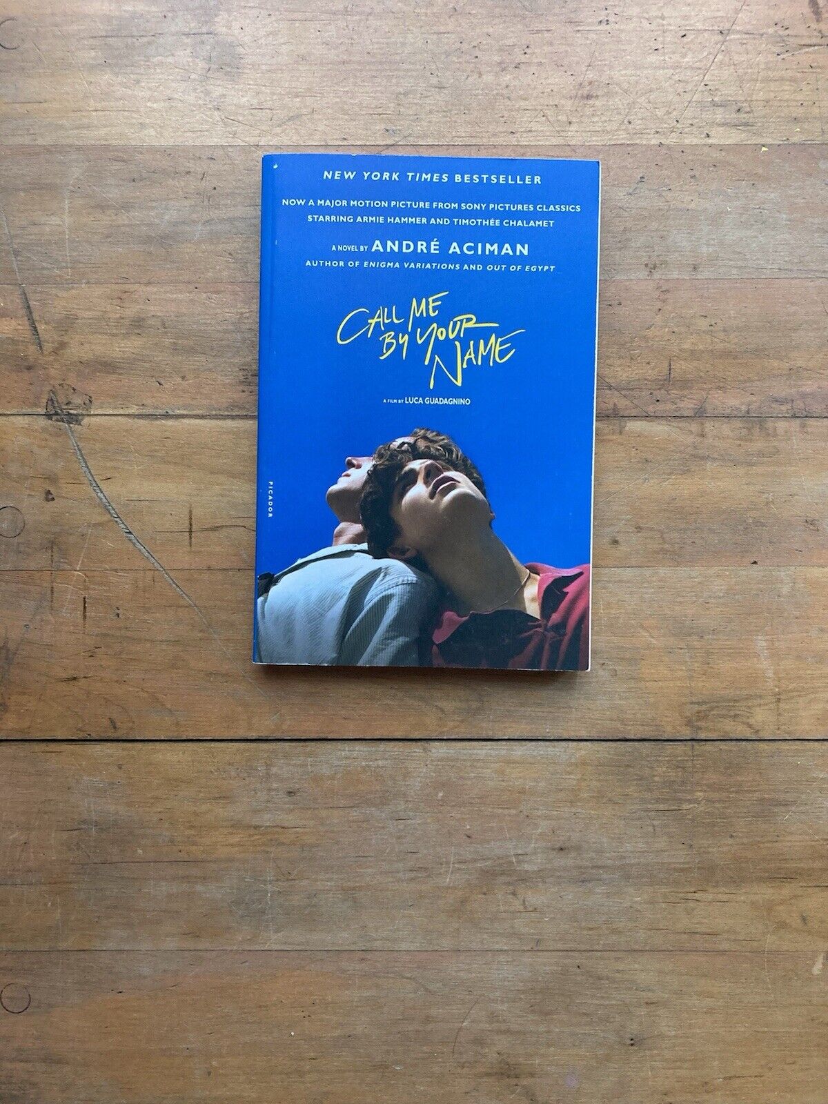 Call Me By Your Name by André Aciman. Picador Movie Tie-in. 2017.