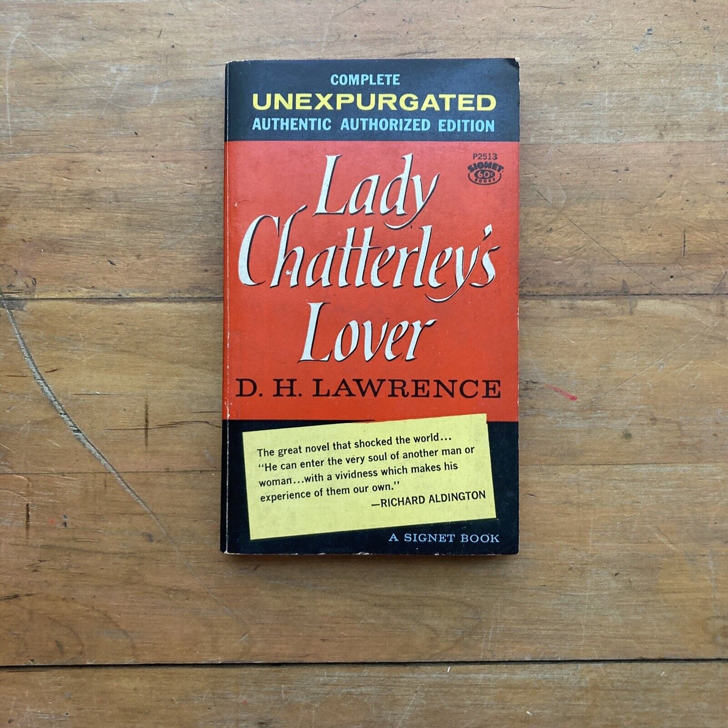 Lady Chatterley’s Lover D.H. Lawrence Signet Books 21st Printing 1964