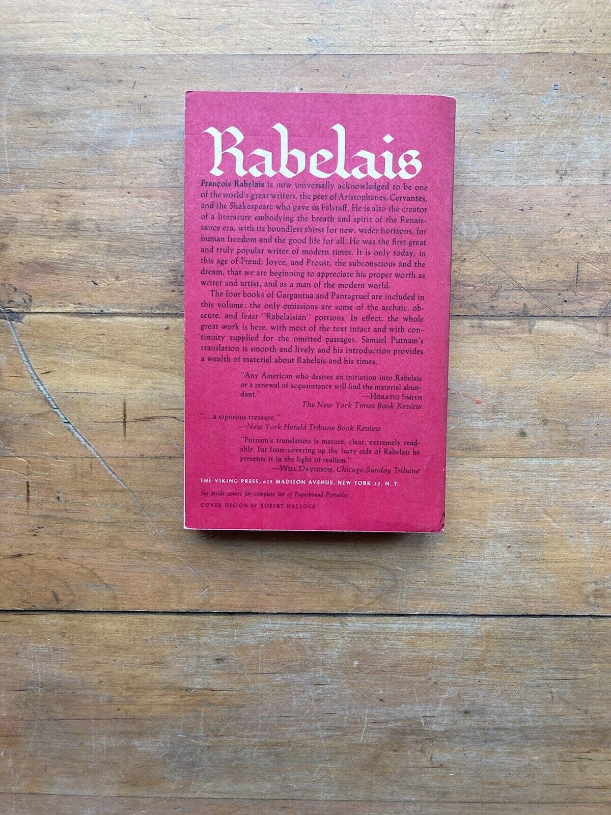 The Portable Rabelais. The Viking Press. 1960.