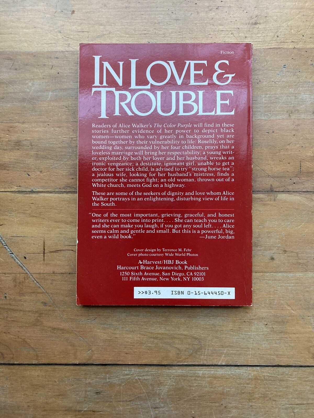 In Love & Trouble: Stories Of Black Women - Alice Walker (Paperback, 1973)