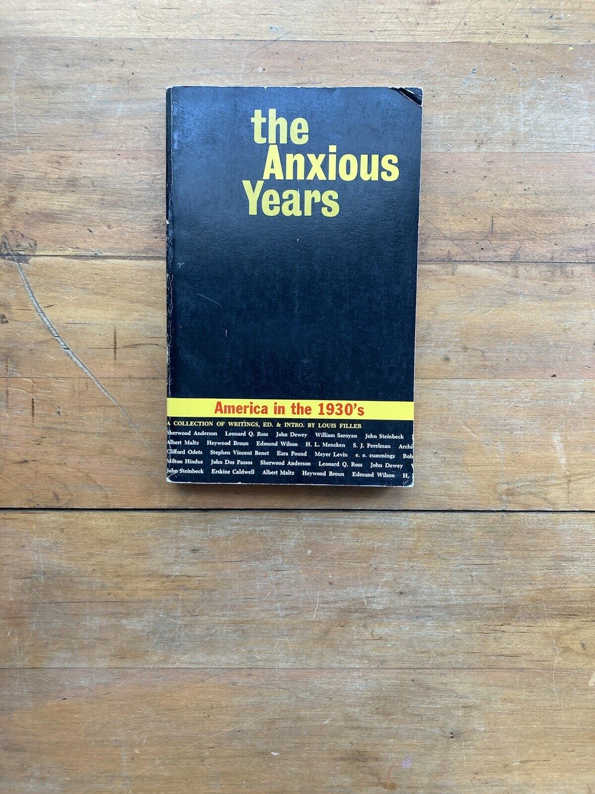 The Anxious Years: America in the 1930s. Capricorn Books. 1964.