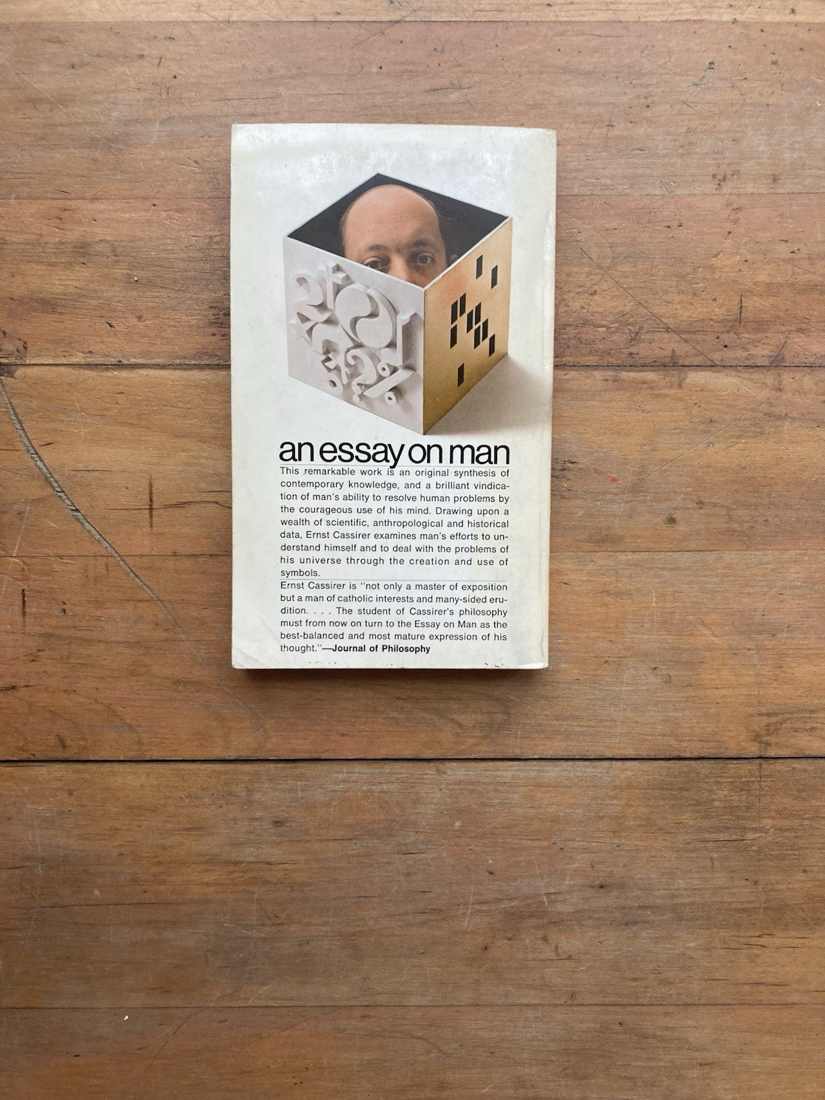 An Essay on Man by Ernst Cassirer. Bantam Books. 1970.
