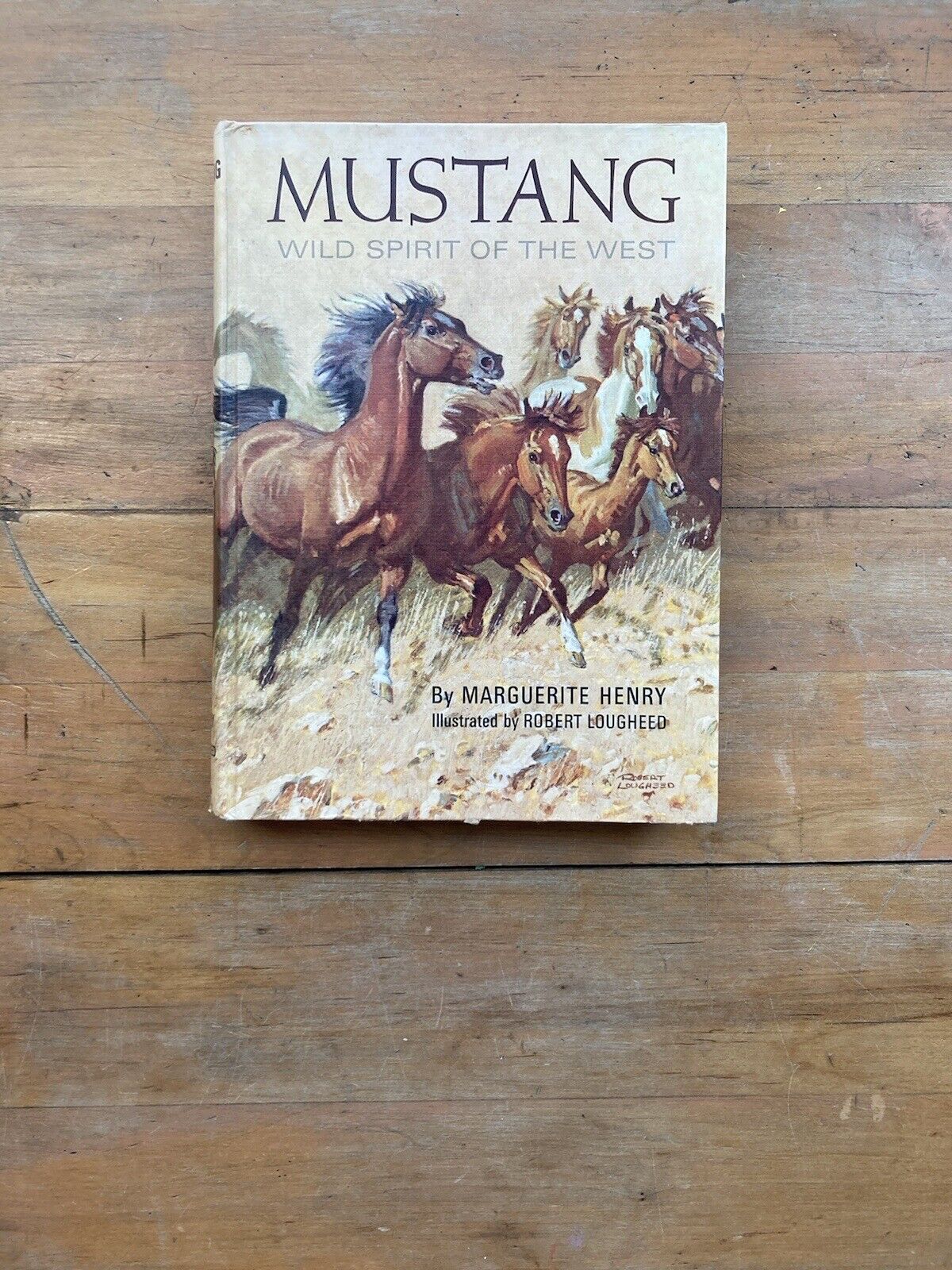 Mustang: Wild Spirit of the West by Marguerite Henry (1966, HC/DJ, 1st Ed, G-VG)