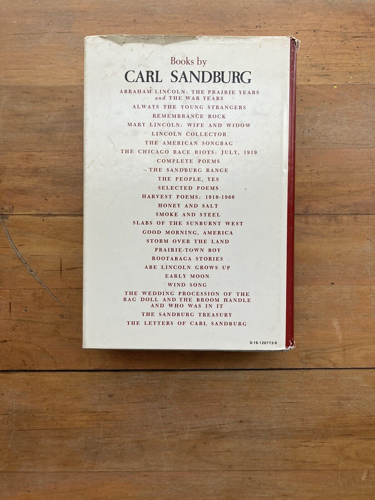 The Complete Poems of Carl Sandburg. Harcourt, Brace, Jovanovich. 1970. HC/DJ.