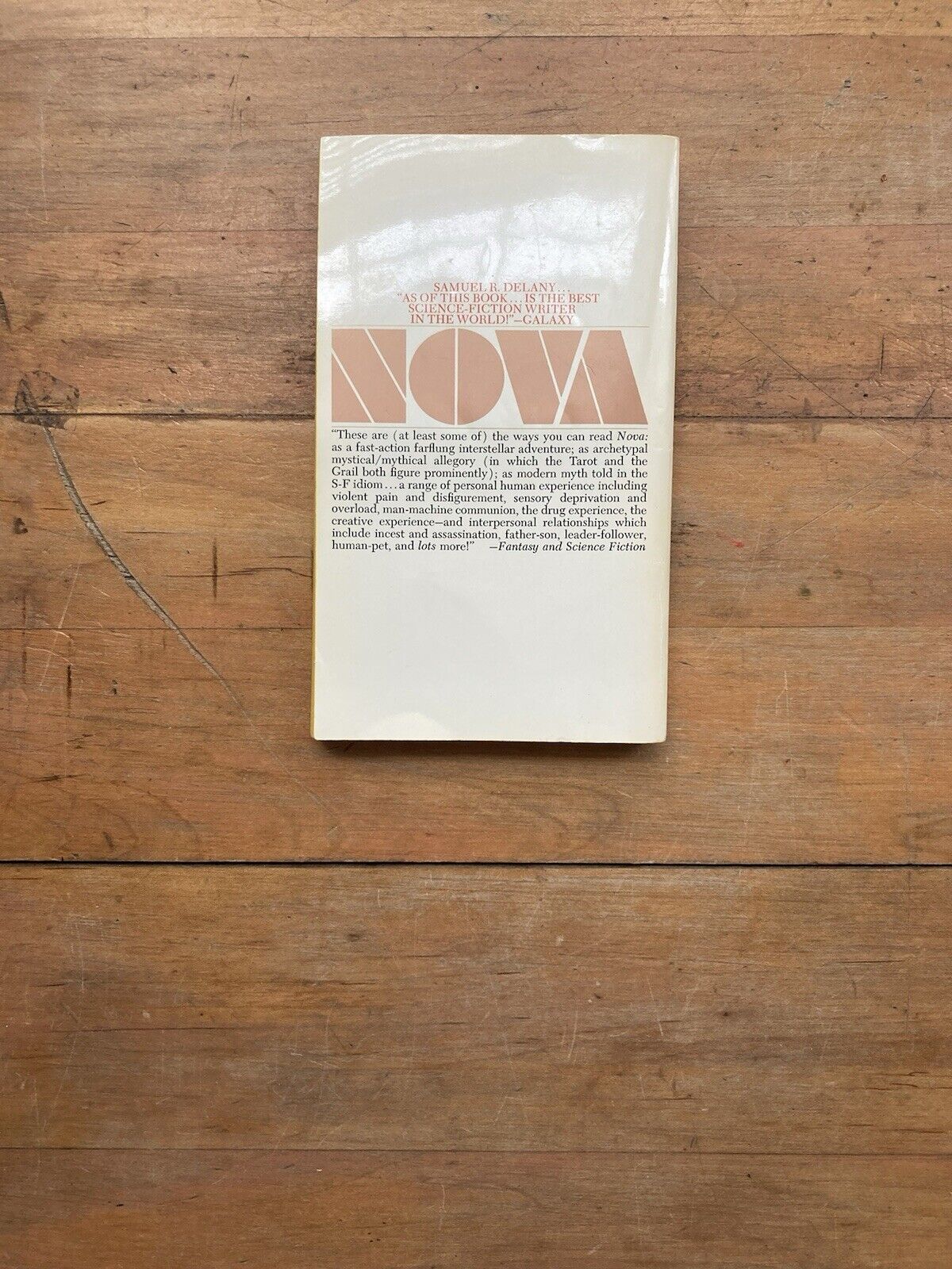 Nova by Samuel R. Delany. Bantam Books. 1975.