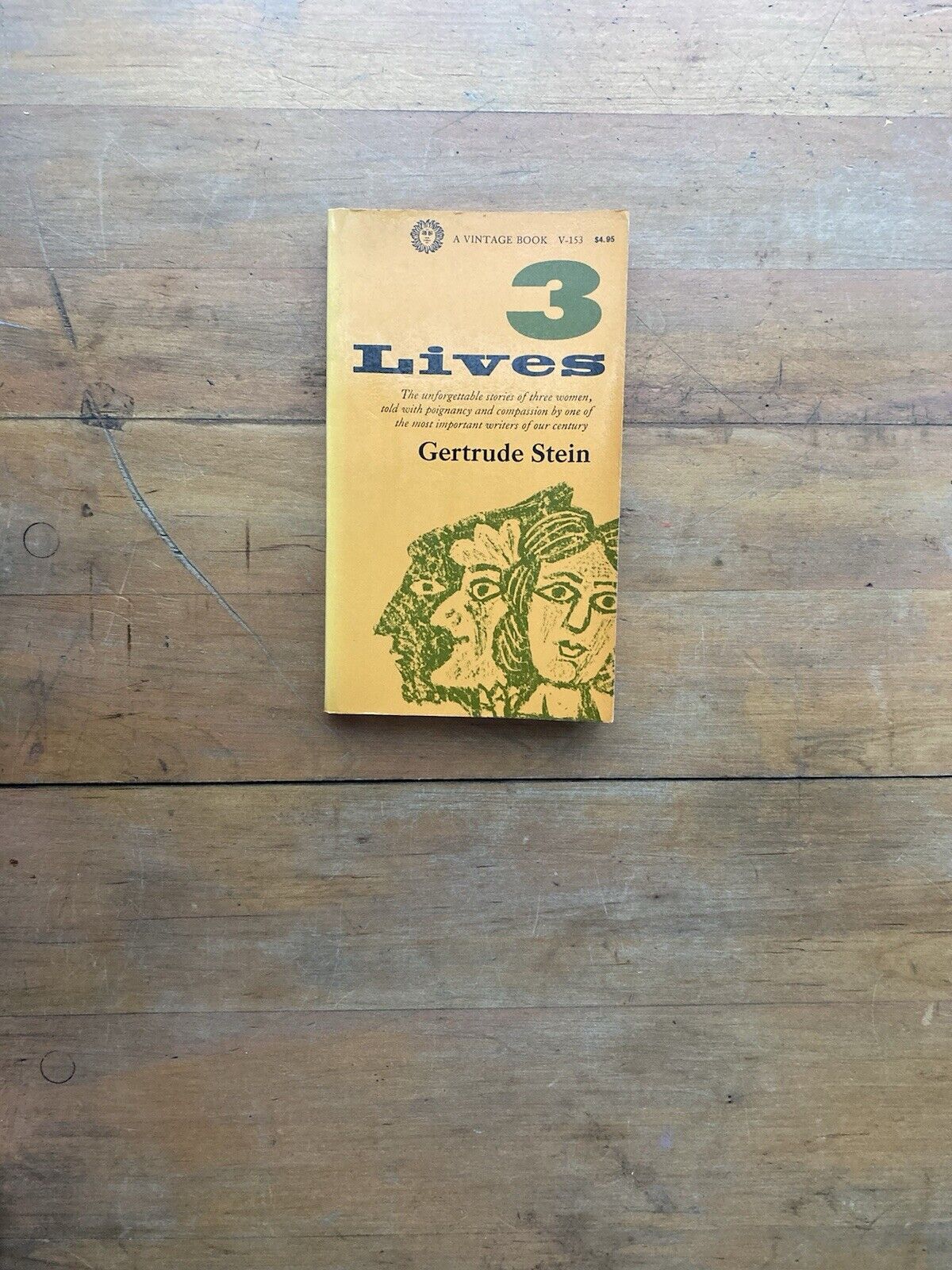 3 Lives by Gertrude Stein. Vintage Books Edition.