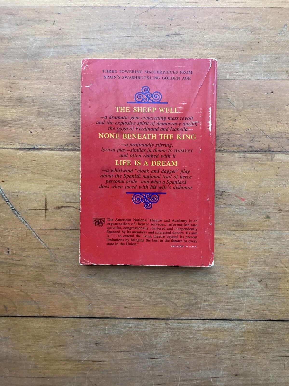 Three Classic Spanish Plays. A Washington Square Press Book. 1963.