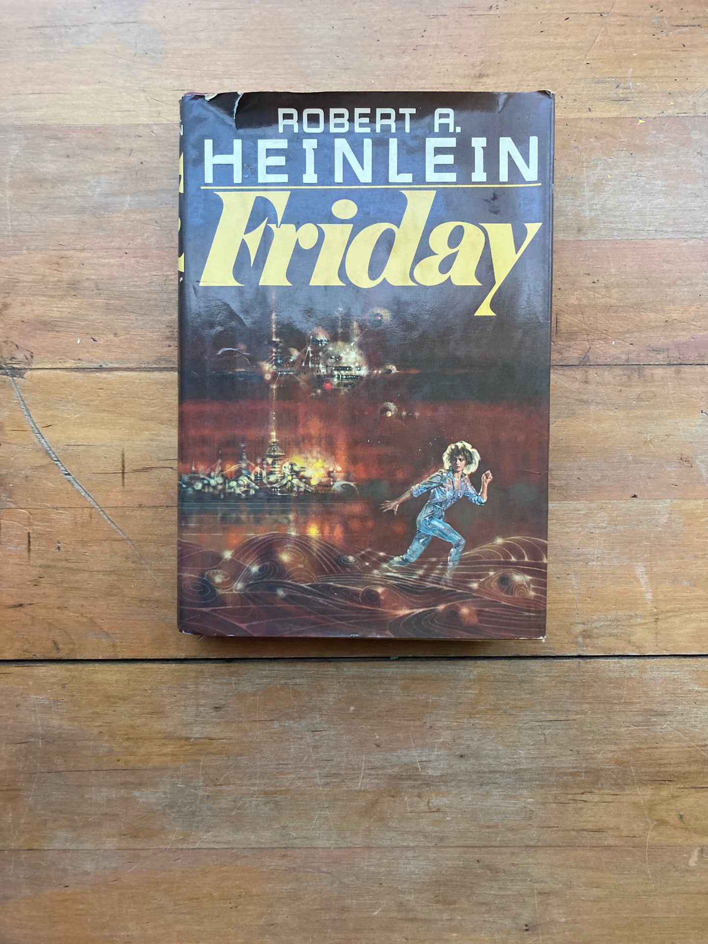 Friday by Robert A. Heinlein. Holt, Rinehart and Winston. Third printing, 1982.