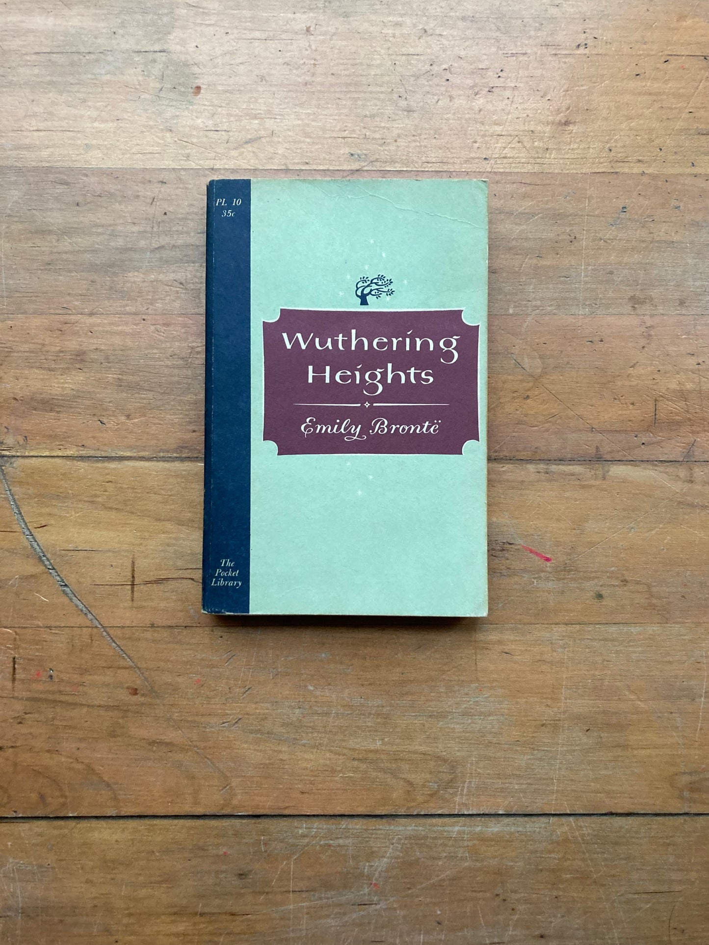 Wuthering Heights by Emily Brontë. Pocket Library Edition. 1956.