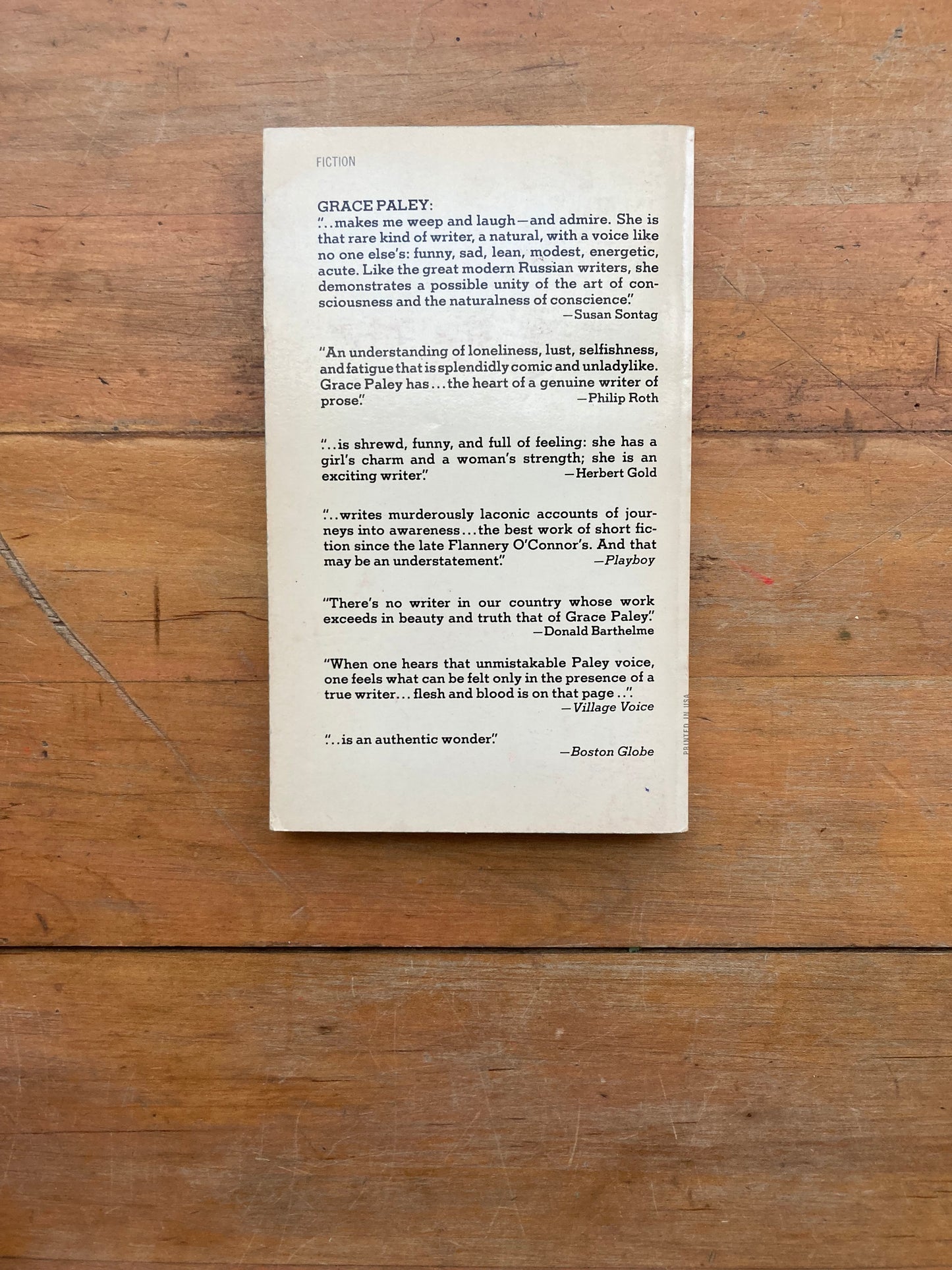 Enormous Changes at the Last Minute by Grace Paley. A Laurel Edition. 1975.