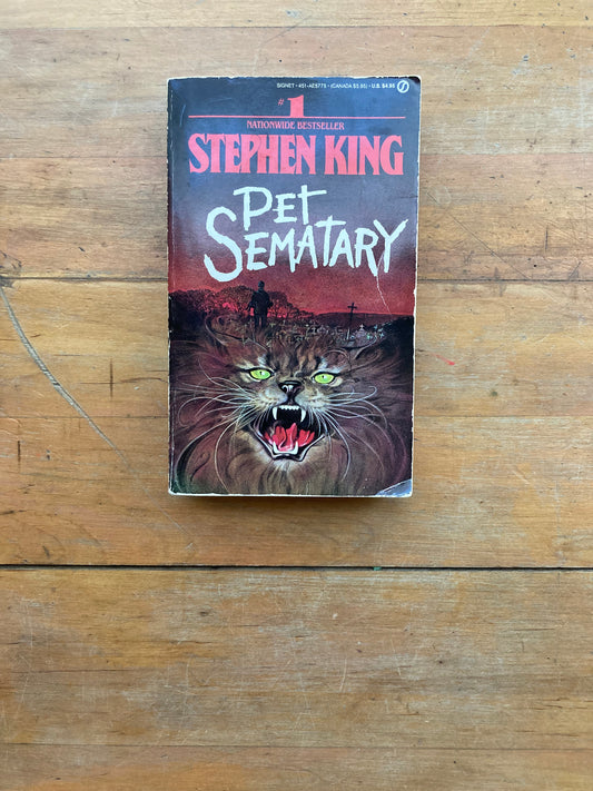 Pet Sematary by Stephen King. Signet Books.