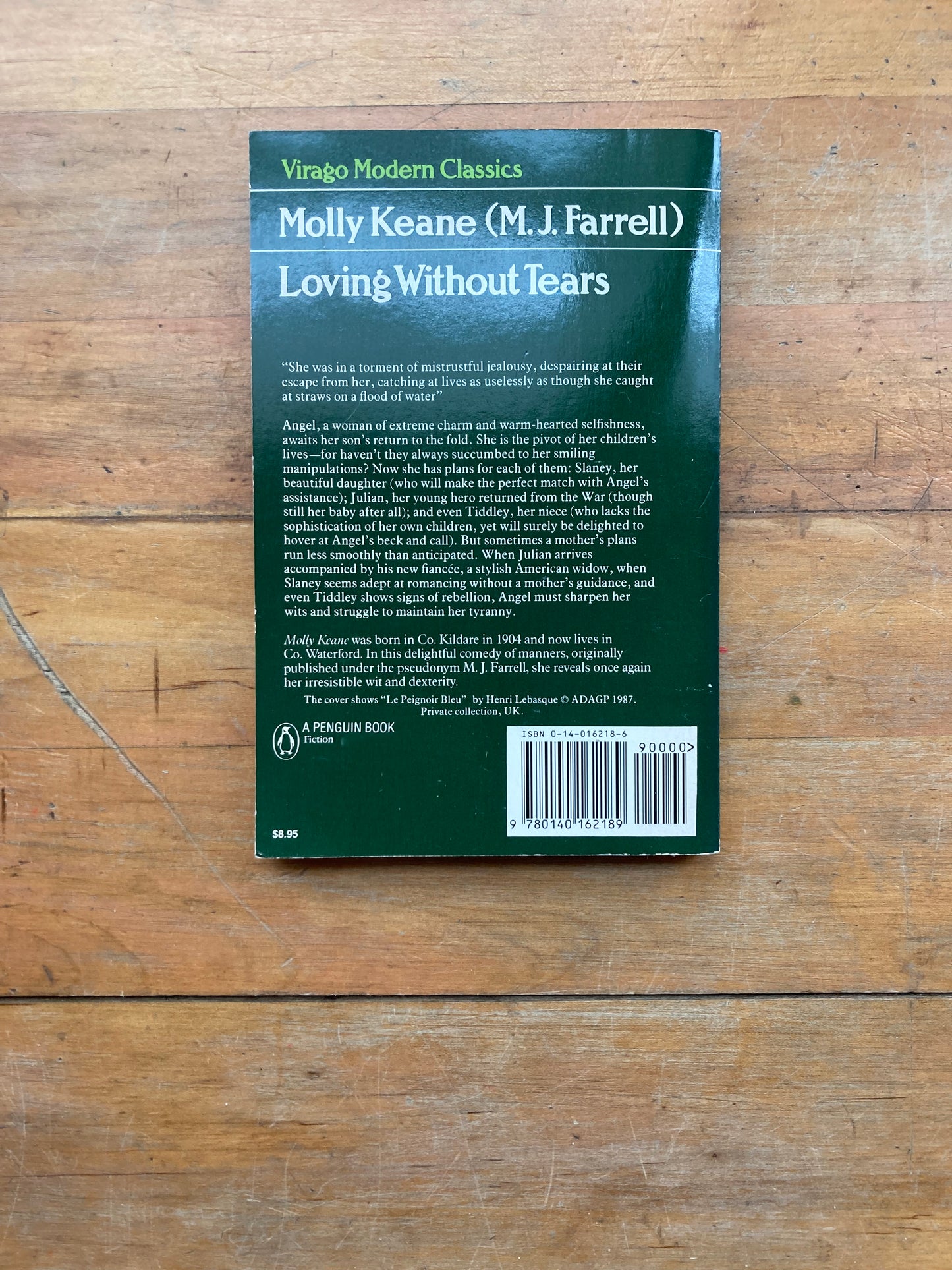 Loving Without Tears by Molly Keane (M.J. Farrell). Penguin Books. 1991.