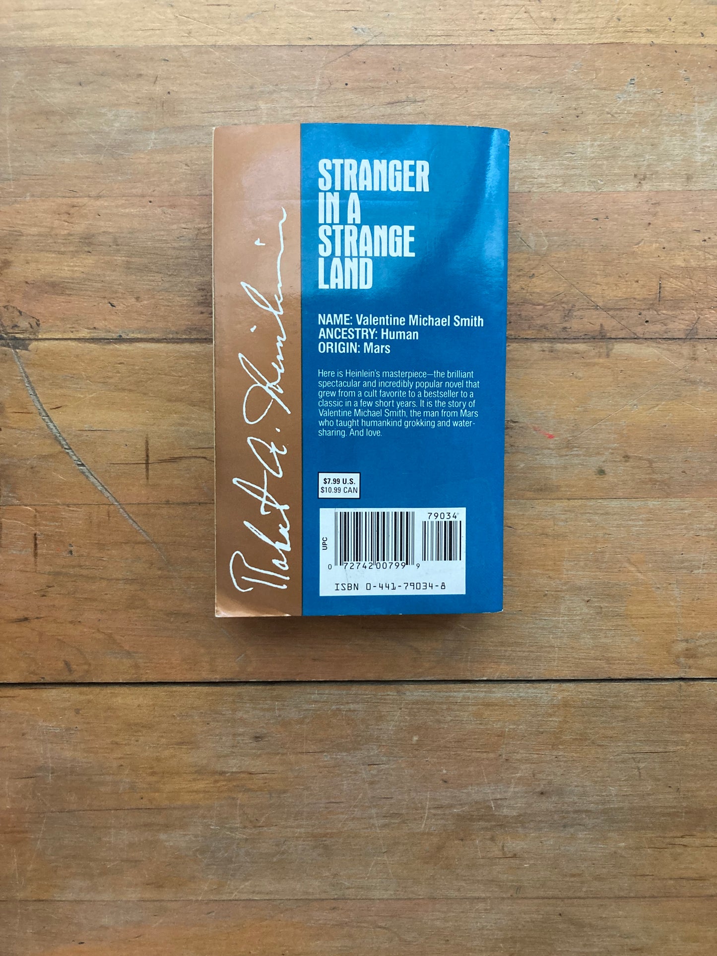 Stranger in a Strange Land by Robert A. Heinlein. Ace Books.