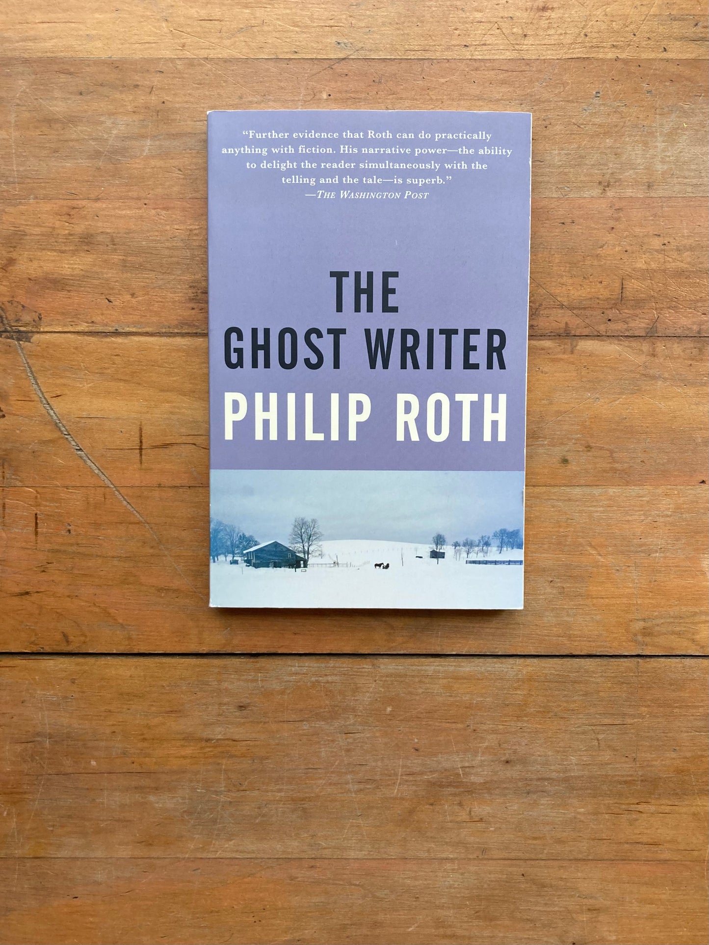 The Ghost Writer by Philip Roth. Vintage International Edition. 1995.