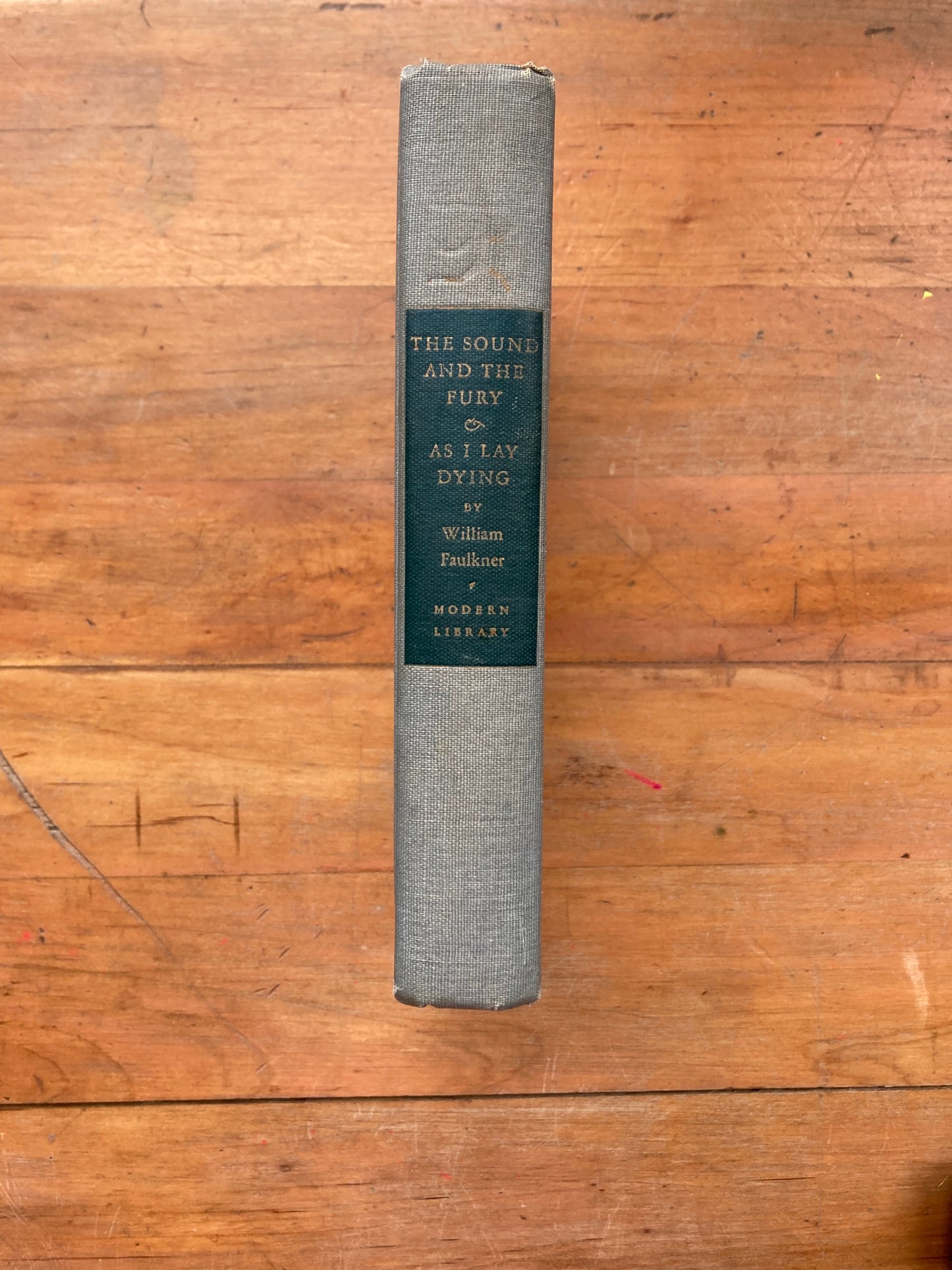 The Sound and The Fury/ As I Lay Dying by William Faulkner. The Modern Library. 1946.