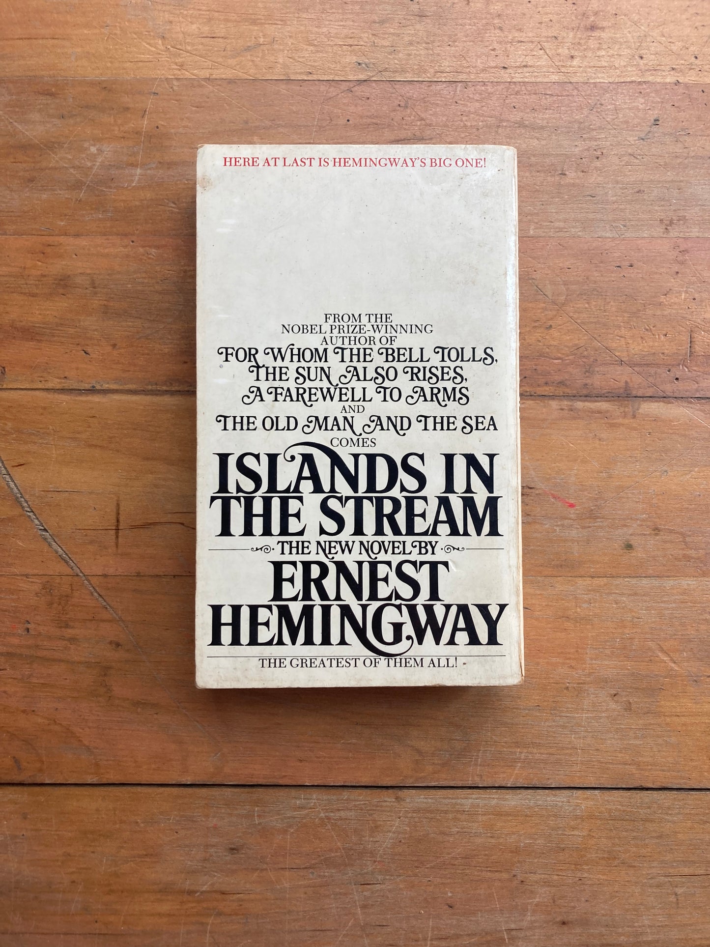 Islands in the Steam by Ernest Hemingway